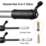 Maxbell Maxbell Mini Bike Pump Mounting Bracket Included Portable for Mountain Bike Black