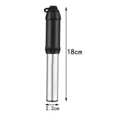 Maxbell Maxbell Mini Bike Pump Mounting Bracket Included Portable for Mountain Bike Silver