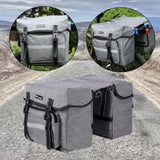 Maxbell Durable Bicycle Rear Seat Bag for Outdoor MTB Bicycle grey - Aladdin Shoppers