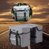 Maxbell Durable Bicycle Rear Seat Bag for Outdoor MTB Bicycle grey - Aladdin Shoppers