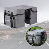 Maxbell Durable Bicycle Rear Seat Bag for Outdoor MTB Bicycle grey - Aladdin Shoppers