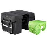 Maxbell Durable Bicycle Rear Seat Bag for Outdoor MTB Bicycle black and Rain cover - Aladdin Shoppers