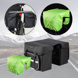 Maxbell Durable Bicycle Rear Seat Bag for Outdoor MTB Bicycle black and Rain cover - Aladdin Shoppers