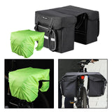 Maxbell Durable Bicycle Rear Seat Bag for Outdoor MTB Bicycle black and Rain cover - Aladdin Shoppers