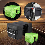 Maxbell Durable Bicycle Rear Seat Bag for Outdoor MTB Bicycle black and Rain cover - Aladdin Shoppers