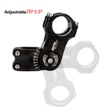 Maxbell 31.8mm Bike Stem Adjustable Angle for Mountain Bike black 31.8x110mm - Aladdin Shoppers