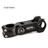 Maxbell 31.8mm Bike Stem Adjustable Angle for Mountain Bike black 31.8x110mm - Aladdin Shoppers