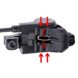 Maxbell Maxbell Universal Bike Disc Brakes Refit Parts F160/R140 for FAT Bike Trail Bike Red L R