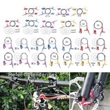 Maxbell Maxbell Universal Bike Disc Brakes Refit Parts F160/R140 for FAT Bike Trail Bike Red L R