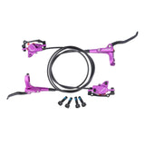 Maxbell Maxbell Universal Bike Disc Brakes Refit Parts F160/R140 for FAT Bike Trail Bike Purple L R