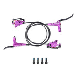 Maxbell Maxbell Universal Bike Disc Brakes Refit Parts F160/R140 for FAT Bike Trail Bike Purple L R