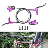 Maxbell Maxbell Universal Bike Disc Brakes Refit Parts F160/R140 for FAT Bike Trail Bike Purple L R