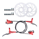 Maxbell Maxbell Universal Bike Disc Brakes Refit Parts F160/R140 for FAT Bike Trail Bike Red 2 Discbrake