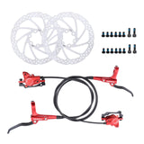 Maxbell Maxbell Universal Bike Disc Brakes Refit Parts F160/R140 for FAT Bike Trail Bike Red 2 Discbrake