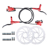 Maxbell Maxbell Universal Bike Disc Brakes Refit Parts F160/R140 for FAT Bike Trail Bike Red 2 Discbrake