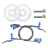 Maxbell Maxbell Universal Bike Disc Brakes Refit Parts F160/R140 for FAT Bike Trail Bike Blue 2 Discbrake