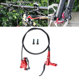 Maxbell Maxbell Universal Bike Disc Brakes Refit Parts F160/R140 for FAT Bike Trail Bike Red L