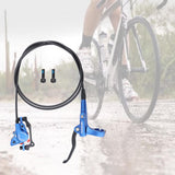 Maxbell Maxbell Universal Bike Disc Brakes Refit Parts F160/R140 for FAT Bike Trail Bike Blue L