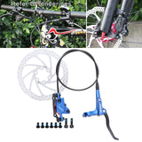 Maxbell Maxbell Universal Bike Disc Brakes Refit Parts F160/R140 for FAT Bike Trail Bike Blue R 1 Discbrake
