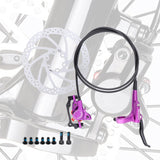 Maxbell Maxbell Universal Bike Disc Brakes Refit Parts F160/R140 for FAT Bike Trail Bike Purple L 1 Discbrake