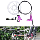 Maxbell Maxbell Universal Bike Disc Brakes Refit Parts F160/R140 for FAT Bike Trail Bike Purple L 1 Discbrake