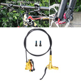 Maxbell Maxbell Universal Bike Disc Brakes Refit Parts F160/R140 for FAT Bike Trail Bike Gold L