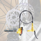 Maxbell Maxbell Universal Bike Disc Brakes Refit Parts F160/R140 for FAT Bike Trail Bike Gold R 1 Discbrake