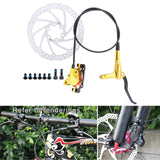 Maxbell Maxbell Universal Bike Disc Brakes Refit Parts F160/R140 for FAT Bike Trail Bike Gold R 1 Discbrake