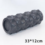 Maxbell Maxbell Foam Roller Myofascial Release Yoga Pilates Fitness Leg Back Exercise Black