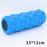 Maxbell Maxbell Foam Roller Myofascial Release Yoga Pilates Fitness Leg Back Exercise Blue