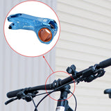Maxbell Bike Stem -17 Degree 31.8/35 x 90mm for Bicycle MTB Road Bike Blue - Aladdin Shoppers