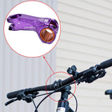 Maxbell Bike Stem -17 Degree 31.8/35 x 90mm for Bicycle MTB Road Bike Purple - Aladdin Shoppers