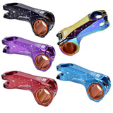 Maxbell Bike Stem -17 Degree 31.8/35 x 90mm for Bicycle MTB Road Bike Purple - Aladdin Shoppers