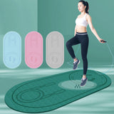 Maxbell Non-Slip Skipping Rope Mat Yoga Joints Protector Pad 1400x660x6mm Blue - Aladdin Shoppers