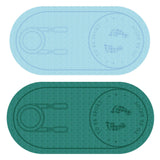 Maxbell Non-Slip Skipping Rope Mat Yoga Joints Protector Pad 1400x660x6mm Blue - Aladdin Shoppers