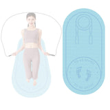 Maxbell Non-Slip Skipping Rope Mat Yoga Joints Protector Pad 1400x660x6mm Blue - Aladdin Shoppers
