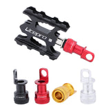 Maxbell Maxbell Fast Pedal Pedal CNC Quick Release Base Buckle for Brompton Folding Bike Red