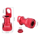 Maxbell Maxbell Fast Pedal Pedal CNC Quick Release Base Buckle for Brompton Folding Bike Red
