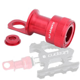 Maxbell Maxbell Fast Pedal Pedal CNC Quick Release Base Buckle for Brompton Folding Bike Red
