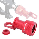 Maxbell Maxbell Fast Pedal Pedal CNC Quick Release Base Buckle for Brompton Folding Bike Red
