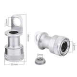 Maxbell Maxbell Fast Pedal Pedal CNC Quick Release Base Buckle for Brompton Folding Bike Silver