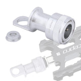 Maxbell Maxbell Fast Pedal Pedal CNC Quick Release Base Buckle for Brompton Folding Bike Silver