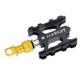 Maxbell Maxbell Fast Pedal Pedal CNC Quick Release Base Buckle for Brompton Folding Bike Golden