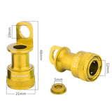 Maxbell Maxbell Fast Pedal Pedal CNC Quick Release Base Buckle for Brompton Folding Bike Golden