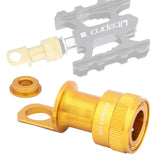 Maxbell Maxbell Fast Pedal Pedal CNC Quick Release Base Buckle for Brompton Folding Bike Golden