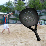 Maxbell Tennis Paddle Racket Non Slip Padel Racquet EVA Foam Core for Outdoor Sports - Aladdin Shoppers