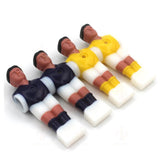 Maxbell 4x Foosball Men Soccer Table Guys Football Accessory 2 yellow 2 purple - Aladdin Shoppers