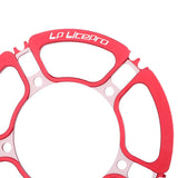 Maxbell Bike 170mm Crank Arm Bicycle Crankset BCD 130mm Crank 53 56 58T Red 53T - Aladdin Shoppers