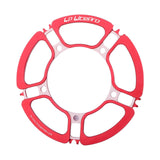 Maxbell Bike 170mm Crank Arm Bicycle Crankset BCD 130mm Crank 53 56 58T Red 53T - Aladdin Shoppers