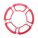 Maxbell Bike 170mm Crank Arm Bicycle Crankset BCD 130mm Crank 53 56 58T Red 53T - Aladdin Shoppers